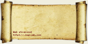 Jana Mančić vizit kartica